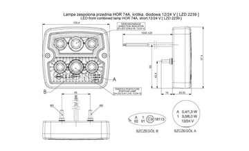 СВЕТОДИОДНЫЕ ПЕРЕДНИЕ ЛАМПЫ ПОЛОЖЕНИЯ ПОВОРОТОВ ТРАКТОР 9-32