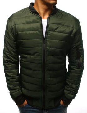 KURTKA MĘSKA PIKOWANA BOMBER JACKET tx2211 - M