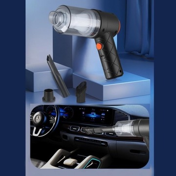 РУЧНОЙ МОЩНЫЙ БЕСПРОВОДНОЙ АВТОМОБИЛЬНЫЙ ПЫЛЕСОС ДЛЯ ДОМА В АВТОМОБИЛЬНОМ ВОЗДУХОДУВКЕ 2в1