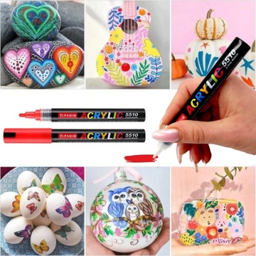 НАБОР АКРИЛОВЫХ МАРКЕРОВ ИЗ 36 Фломастеров Маркеры Jupai Маркеры ВОДОНЕПРОНИЦАЕМЫЕ