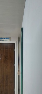 Дверь входная 72 мм СИ-04 СТЕКЛО ПРЕМИУМ ЧЕРНЫЙ БЕЛЫЙ 90 ПРАВАЯ