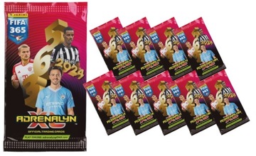 FIFA 365 2024 Adrenalyn XL PANINI zestaw 60 kart 10 saszetek