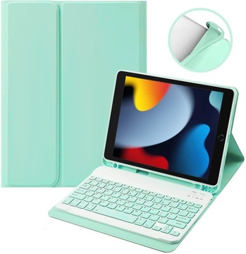 ЧЕХОЛ-КЛАВИАТУРА ДЛЯ APPLE IPAD 10.2 2021 GEN 9, ЗЕЛЕНЫЙ