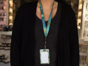 Обложка для карты/удостоверения - В. Ван Гог, Цветущее миндальное дерево (КАРМАНИ)