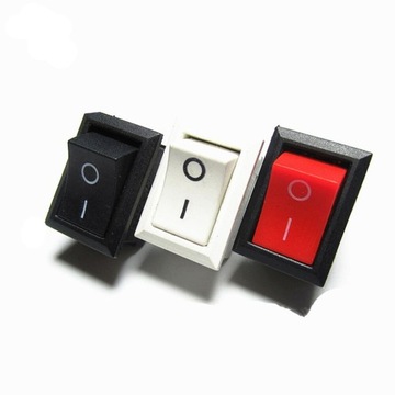 Кулисный переключатель KCD11-101 2PIN КРАСНЫЙ