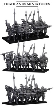 Батальон Санленд — Миниатюры Хайленда — 3D-печать