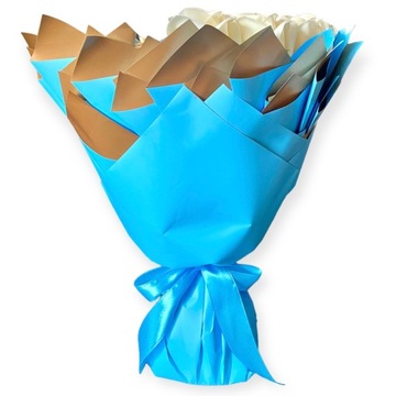 Prezent na każdą okazję Słodki Bukiet Ferrero Rocher + napis do wyboru