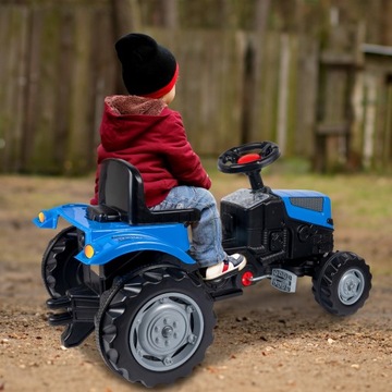 БОЛЬШОЙ ТРАКТОР XXL ТРАКТОР С ПЕДАЛЬМИ ТРАНСПОРТ ДЛЯ РЕБЕНКА