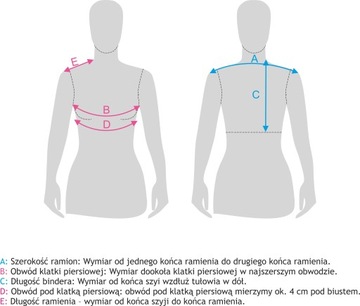 BINDER SPŁASZCZAJĄCY PIERSI Z ZAMKIEM