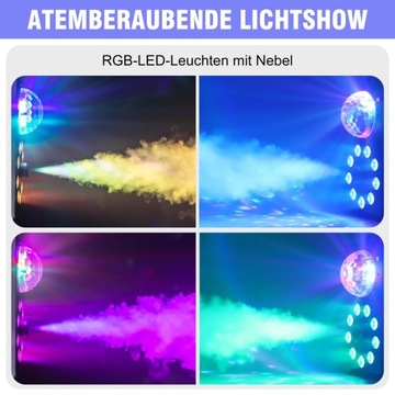 PROJEKTOR DYSKOTEKOWY KULA DISCO REFLEKTOR LED RGB