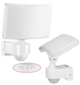 NAŚWIETLACZ LED 30W IP65 CZUJNIK RUCHU ZMIERZCHU