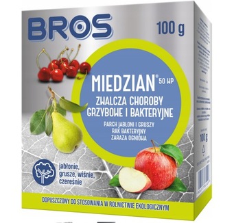 Bros MIEDZIAN 50 WP zwalcza grzybowe i bakteryjne 100 g