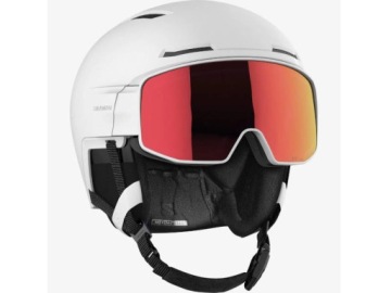 Лыжный шлем Salomon Driver Prime Sigma Photo Mips белый 2024 — S 53-56