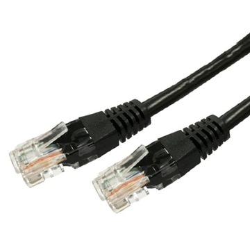 Pachcord kabel sieciowy 5e 5m Czarny black RJ45