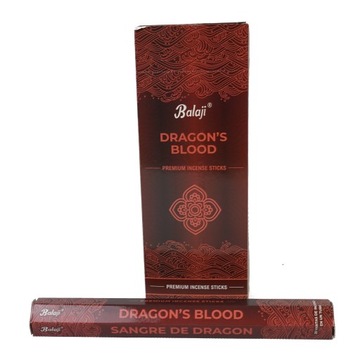 Indyjskie kadzidła BALAJI smocza krew DRAGON 20szt