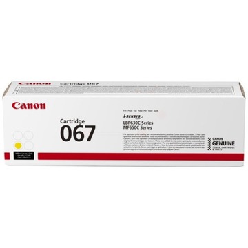 Toner oryginalny Canon 067Y Yellow 1 250 stron