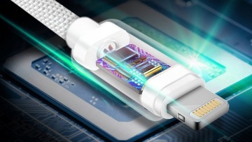 Длинный 2-метровый кабель для зарядки iPhone Lightning 3A.