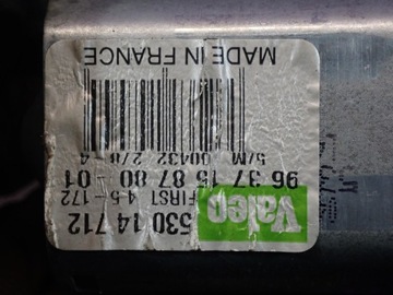 CITROEN C3 I HB 5D 02-10 MOTOREK STĚRAČE ZADNÍ 9637158780 3 PIN
