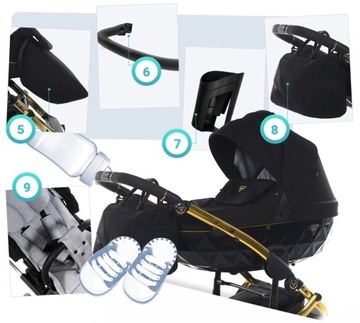 КОЛЯСКА JUNAMA 2IN1 DIAMOND S-LINE V2 02 И АДАПТЕРЫ