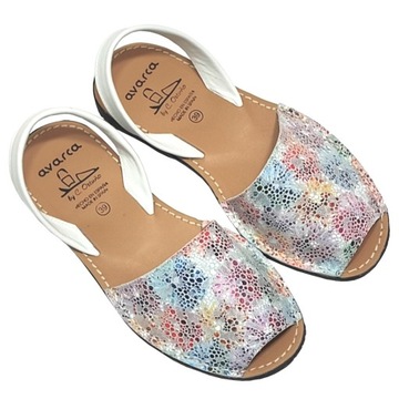 HISZPAŃSKIE SKÓRZANE SANDAŁY DAMSKIE AVARCAS - 41