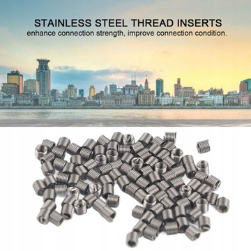 100X WKŁADKI GWINTOWANE INSERT M2X0.4 NITONAKRĘT