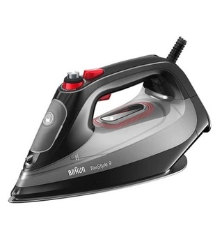 Żelazko Parowe 3100W Eloxalowa Stopa EloxalPlus Braun TexStyle 9SI Prezent