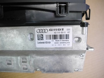 AUDI A6 A7 4G HEAD UP DISPLEJ 4G0919604M