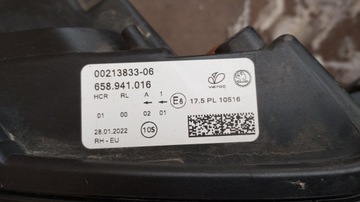 SKODA KAMIQ 2019>--LAMPA PRAVÁ PŘEDNÍ FULL LED 658941016