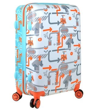 Średnia walizka na kółkach SUNBAG Fly360 Dual Color