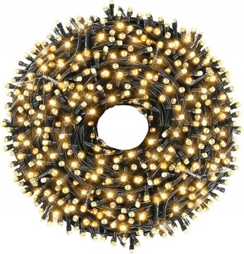 СВЕТОДИОДНЫЕ НАРУЖНЫЕ ЕЛОЧНЫЕ СВЕТИЛЬНИКИ ТЕПЛЫЙ БЕЛЫЙ + ВСПЫШКА 500LED 27.5