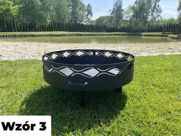 Palenisko ogrodowe Steelyhouse stalowe 80cm WZORY