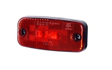 LAMPA OBRYSOWA DIODOWA LED CZERWONA 12-30V