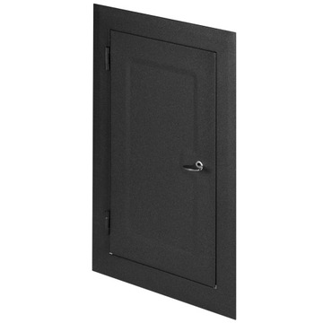 DRZWICZKI REWIZYJNE METALOWE NA ZAMEK 15x25 GRAFIT