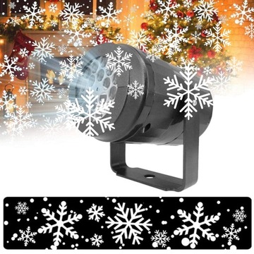 PROJEKTOR ŚWIĄTECZNY LED ŚNIEG LASEROWY RZUTNIK REFLEKTOR MIKOŁAJ RENIFER