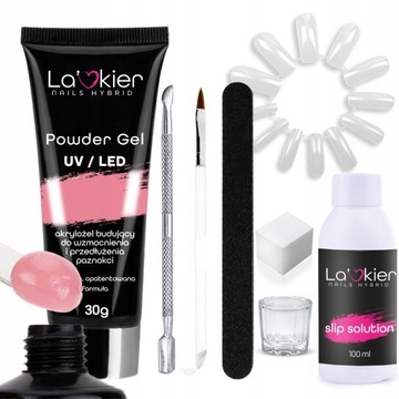 AkrylGel FLEXY GEL набор акриловых гелей большой XXL Пион