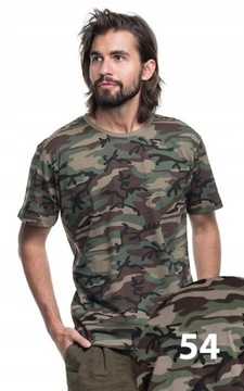 KOSZULKA MĘSKA MORO BAWEŁNIANA ZIELONE CAMO PROMOSTARS R. M