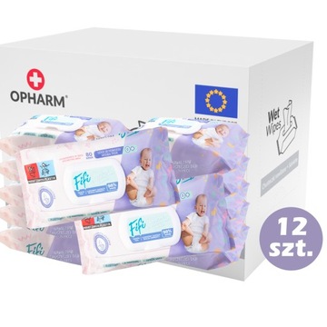 Chusteczki nawilżane 12x80 szt. FIFI OPHARM
