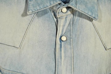 WRANGLER koszula męska JEANS slim DENIM SHIRT S 36