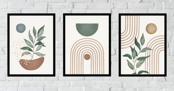 30x40 НАБОР РАМКИ ДЛЯ ИЗОБРАЖЕНИЙ ПОСТЕРОВ РАМКА АБСТРАКТНАЯ ПРИРОДА ФОРМЫ БОХО