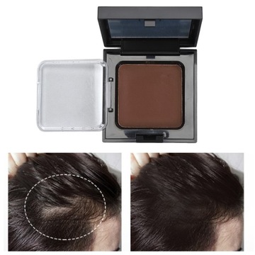 Прессованная пудра для теней для волос Белая пудра для временного нанесения KW.