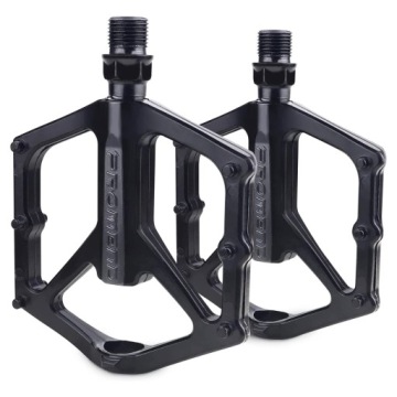 Платформа велосипедные педали для MTB треккинг алюминиевый черный легкий