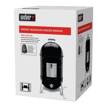 УГОЛЬНЫЙ ГРИЛЬ ДЛЯ КОПЕНИЯ WEBER SMOKEY 47см FIRE