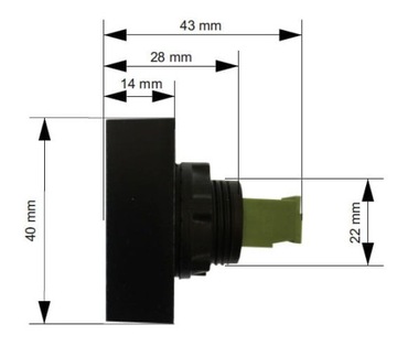 Цифровой потенциометр CM22-0-10V-DP IP65 Cobi