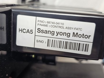 PANEL KLIMATIZACE SSANGYONG OE 68740-34110