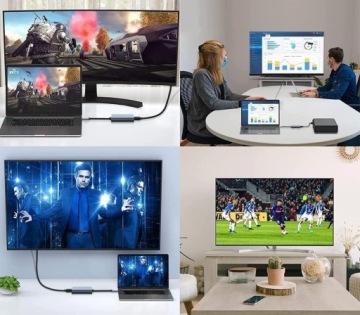 Адаптер 3-в-1 Bounn USB 3.1 Type C / HDMI(4K 30HZ) + USB3.0 + PD 100W