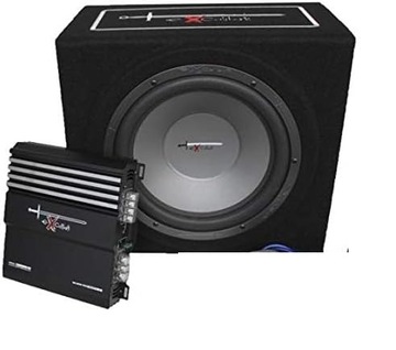 Subwoofer + Wzmacniacz Zestaw EXCALIBUR X3 1000W Do Samochodu Car Audio -5%