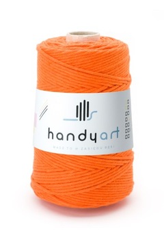 Sznurek do makramy bawełniany orange 5mm 100m
