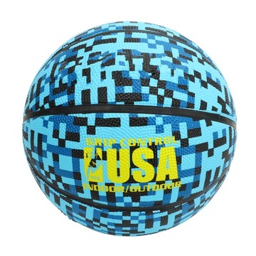 Резиновый баскетбольный мяч для зала, размер 5