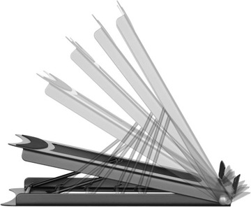 Портативная подставка для ноутбука с диагональю 11 и 15 дюймов, 5 шт.