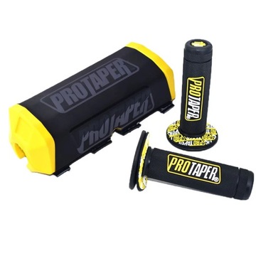 Handle Grips with Pro Taper Handlebar Pad Fat Bar Chest Protector Cross